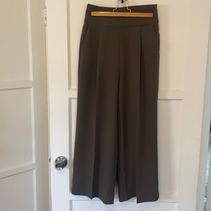 Wilfred Taupe High-rise Wide Leg Trouser - Size 4